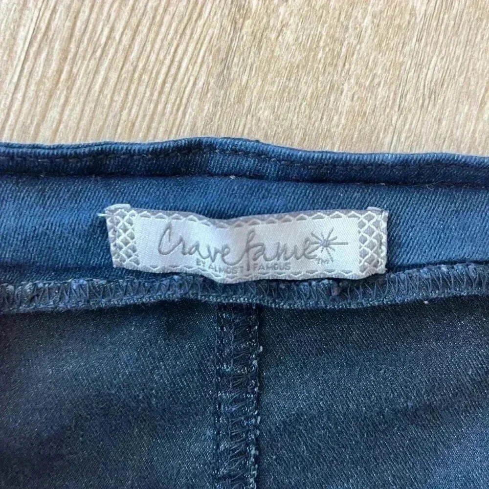 Womens/Juniors Crave Fame by Almost Famous High Rise Jeans - 9 - Picture 10 of 11